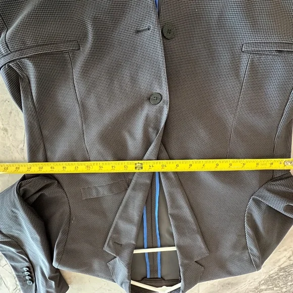 Twillory Performance Blazer Wrinkle resistant stretch suit jacket Grey 42S - Picture 4 of 7